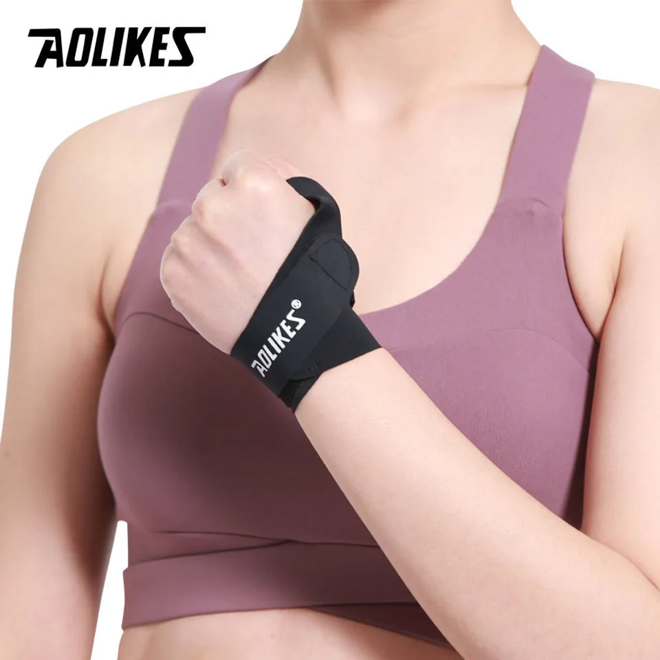 Aolikes 1 шт. защита для запястья спортивные Фитнес палец запястье Поддержка бандаж