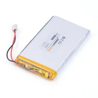 xhr 2p 2 54 744376 3 7v 2500mah lithium polymer battery for pad psp game telephone toys pda tools e book power bank 754575