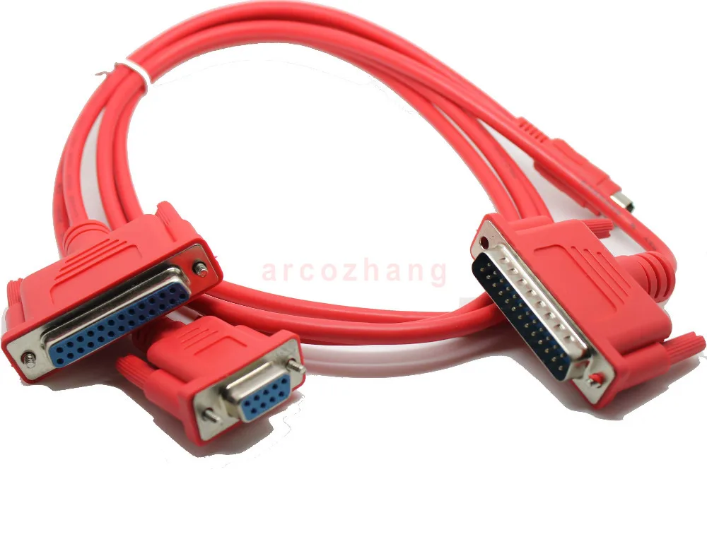SC09 ПЛК кабель цвет красный программируемый для FX и A series PLC|cable silver|cable testercable pc |