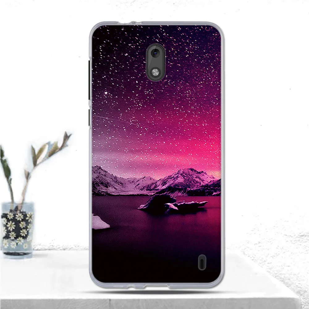 Чехлы для телефонов Nokia 2 чехол Nokia2 модный милый 3D цветок задняя крышка Мягкий ТПУ