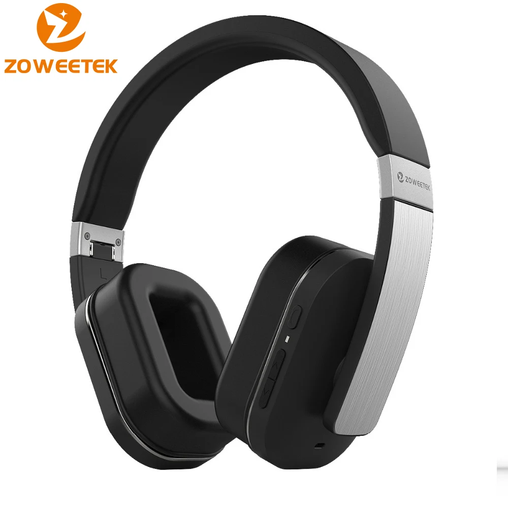 

Bluetooth-наушники Zoweetek, Беспроводная стереогарнитура с басами, Накладные наушники с микрофоном для музыки MP3