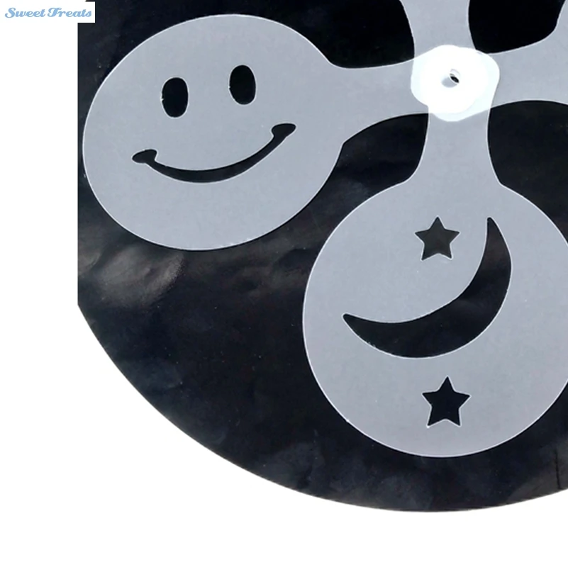 Подсластители пакет из 16 капучино кофе Бариста трафареты шаблон Strew Pad Пыльник