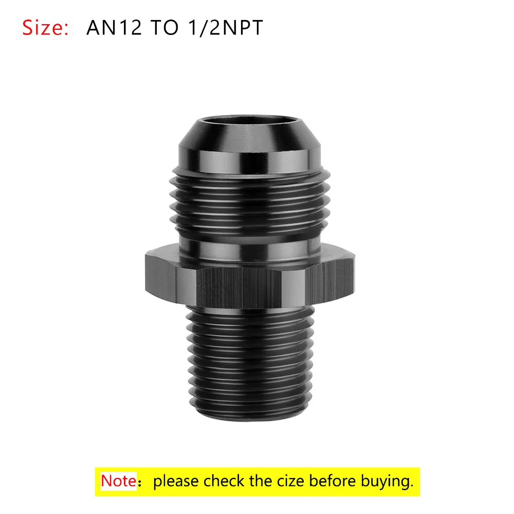 Areyourshop автомобильный 1 шт. AN4 AN6 AN8 AN10 AN12 NPT прямой Мазут Воздушный шланг фитинг Мужской адаптер автомобильные аксессуары