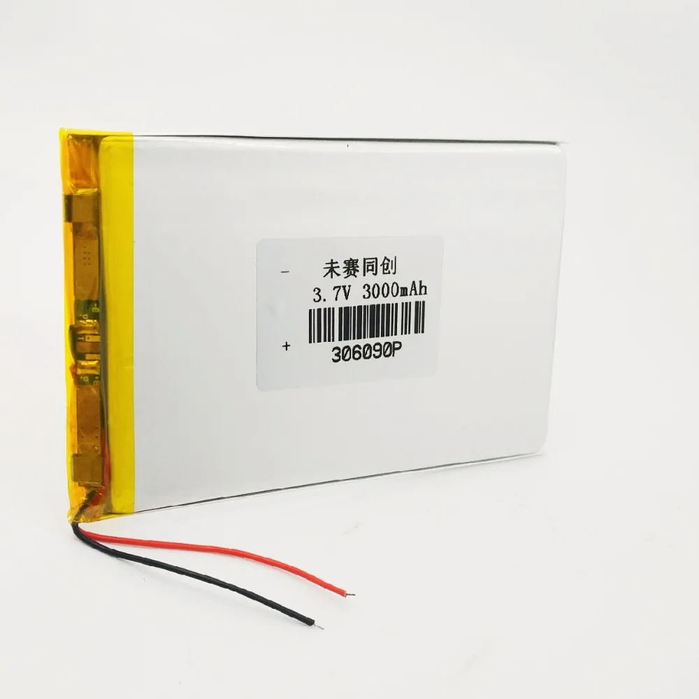 7 дюймовый планшетный ПК батарея 3 V 306090 3000MAH литиевая полимерная аккумуляторная