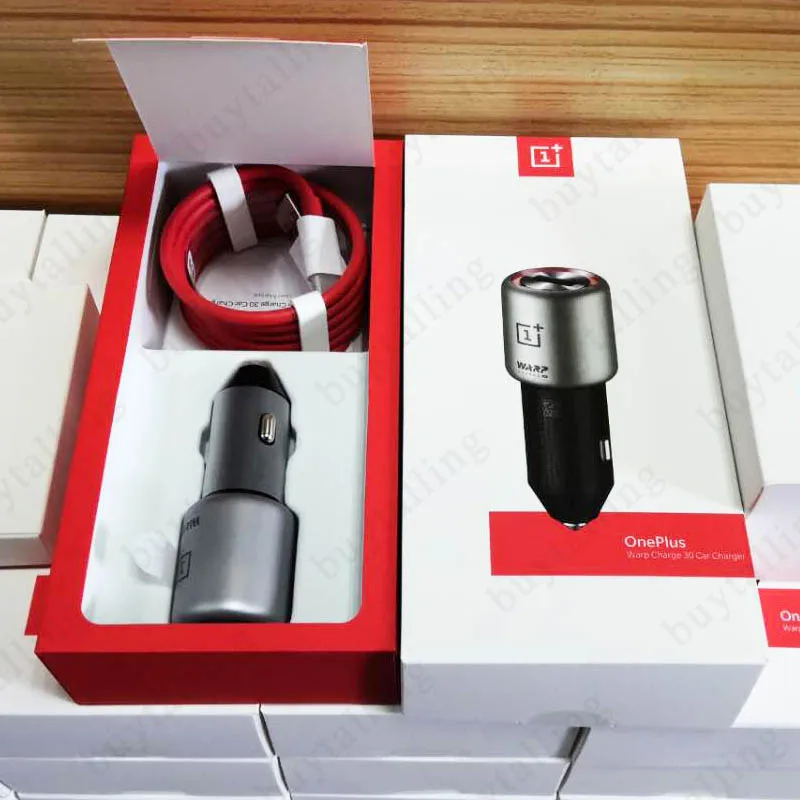 Оригинальное автомобильное зарядное устройство Oneplus Warp Charge 30 5 В 6 А макс. для 7 Pro