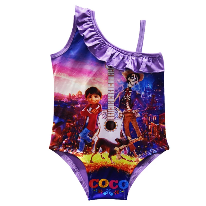 Movie COCO Miguel/карнавальный костюм купальник для маленьких девочек летнее платье