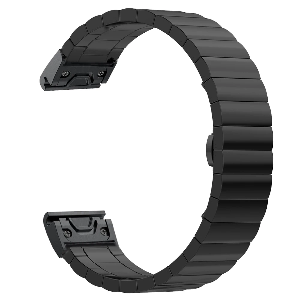 Модный браслет из нержавеющей стали металлический ремешок для часов Quick Fit ремешок для Garmin Fenix 5/Forerunner 935/Approach S60Watch браслет