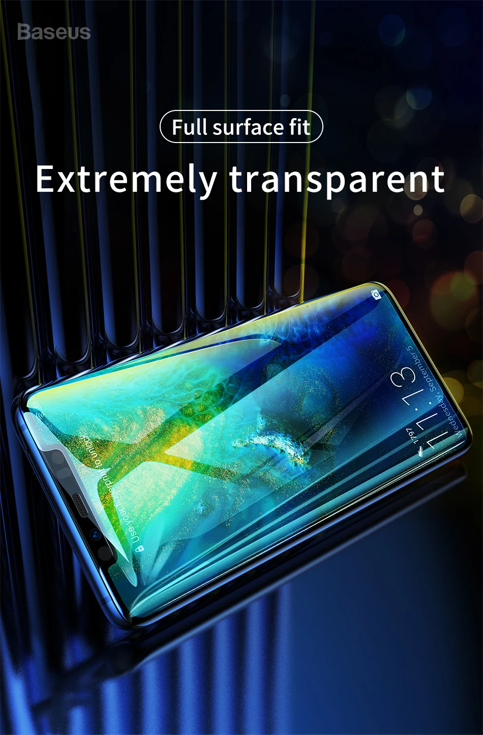 Защитная пленка Baseus 0,3 мм для huawei mate 20 Pro, закаленное стекло, полное покрытие, Защита экрана для huawei mate 20 Pro mate 20