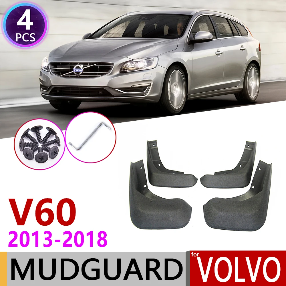 Автомобильный брызговик для Volvo V60 беговые 2013 ~ 2018 Fender закрылки аксессуары