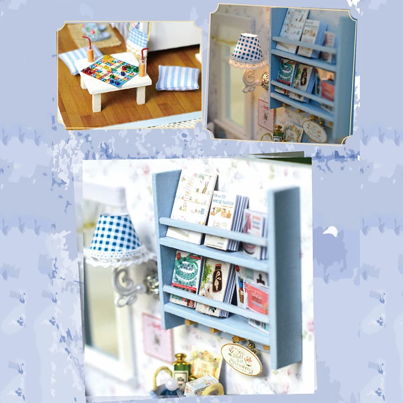 Набор мебели для кукольного дома деревянный миниатюрный 3D сделай сам 1/12|dollhouse