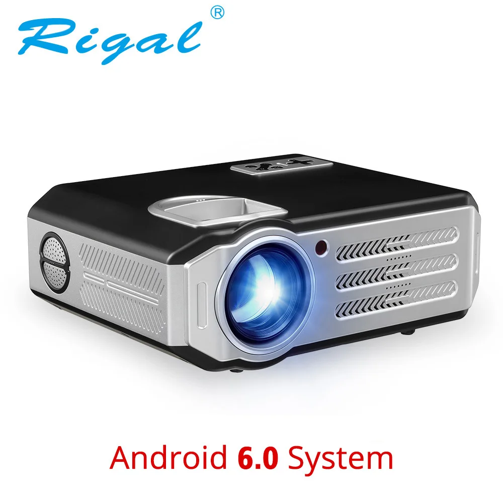 Rigal RD817 Android 6 0 проектор с wi fi 3500 люмен Full HD 1080P домашний кинотеатр мультимедийный ЖК