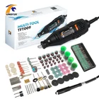 Электроинструмент 220 В 110 В с аксессуарами Dremel, инструменты, аксессуары для дрели, электрическая дрель, шлифовальный станок сделай сам для деревообрабатывающий, вращающийся