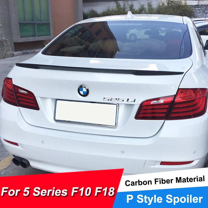 Спойлер для заднего багажника из углеродного волокна BMW 5 серии F10 F18