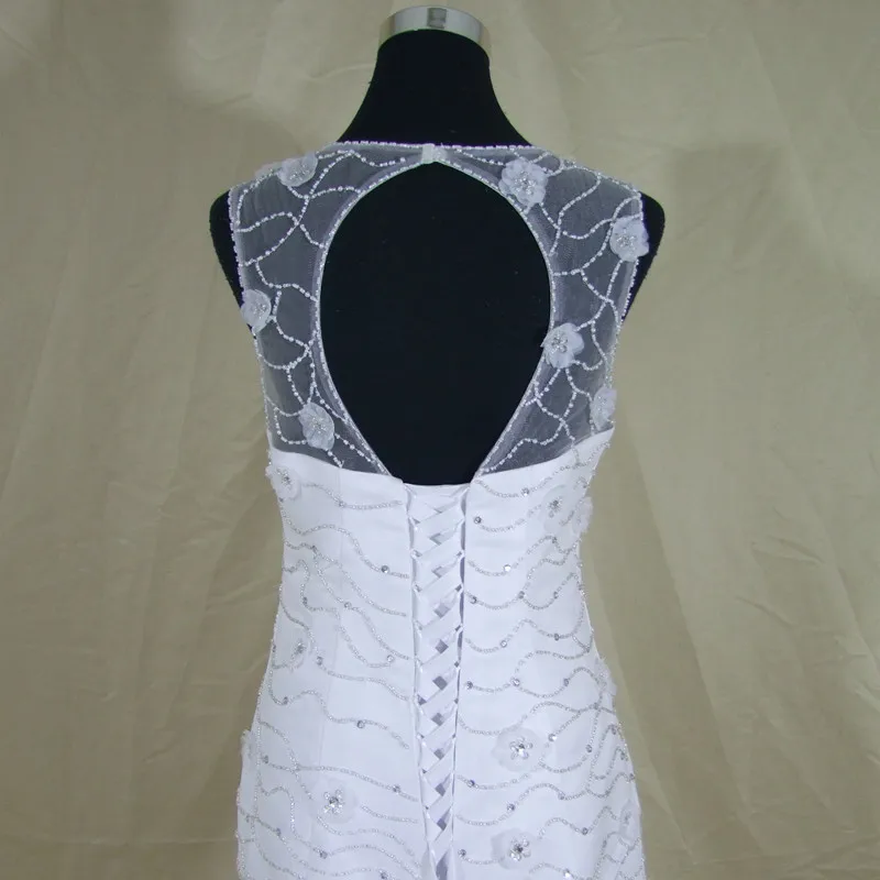QQ Lover Новинка 2017 года Цветы из бисера Русалка торжественные платья на заказ Vestido De