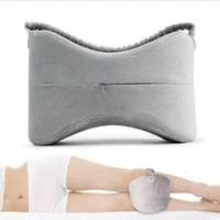 memory foam knee pillow leg cushions side sleeper body pillows travel under knee sleeping gear sciatica pain relief back massage