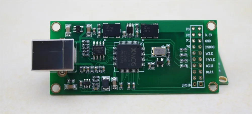 

XU208 XMOS USB digital audio interface U8 upgraded version of different step card module