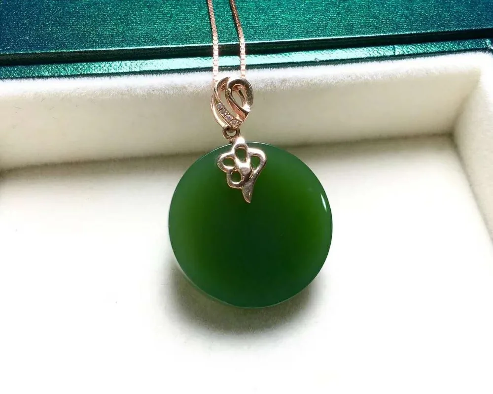 18K золото инкрустированный hitian Biyu Pingan pendantJ24 # |