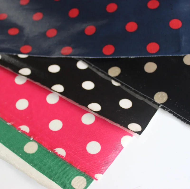 45*70 см/шт. водостойкая ткань британского бренда с узором в горошек 1/4 Ярда