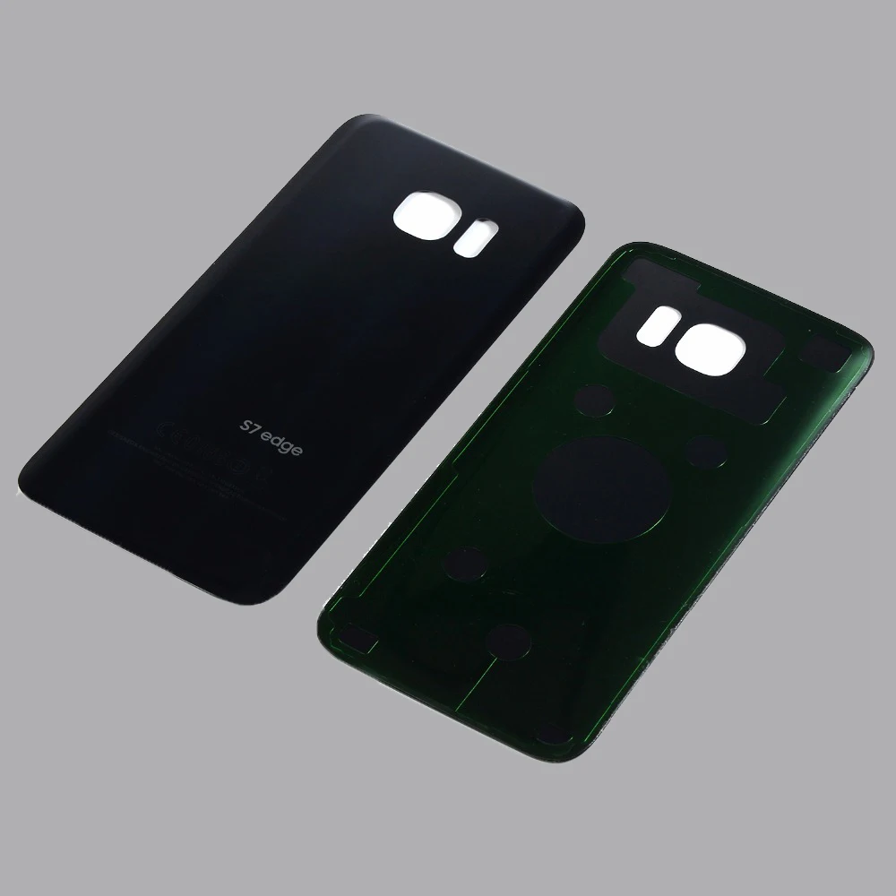 Для Samsung S7 G930 G930F/S7 Edge G935 G935F крышка батареи Задняя стеклянная дверь корпус высокое