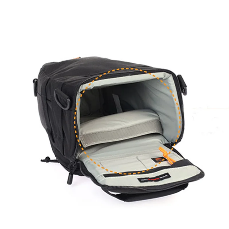 Lowepro Toploader Zoom 55 AW Цифровая зеркальная камера треугольная Наплечная Сумка дождевик портативный поясной чехол-кобура для Canon Nikon