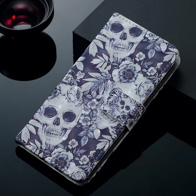 Sunjolly для huawei P10 Lite 3D рельеф из искусственной кожи чехол телефона карты бумажник
