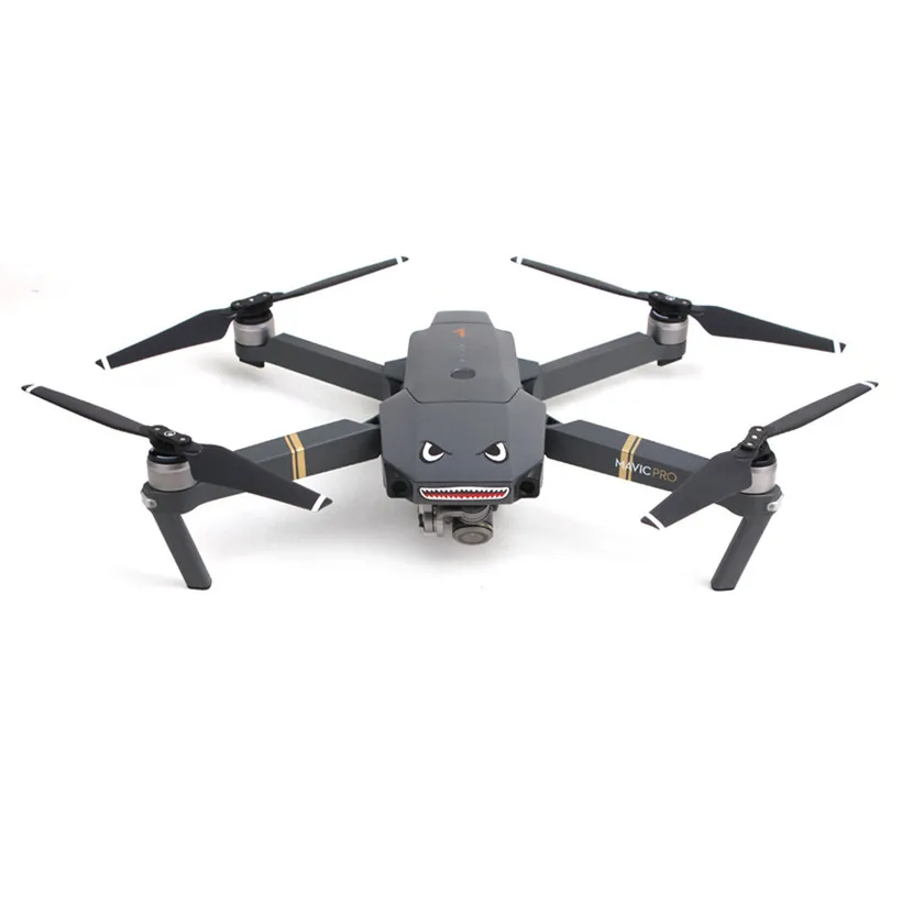 Заводская цена Акула украшения водостойкая наклейка КОЖА Стикеры для DJI Mavic pro RC Drone J02T Прямая