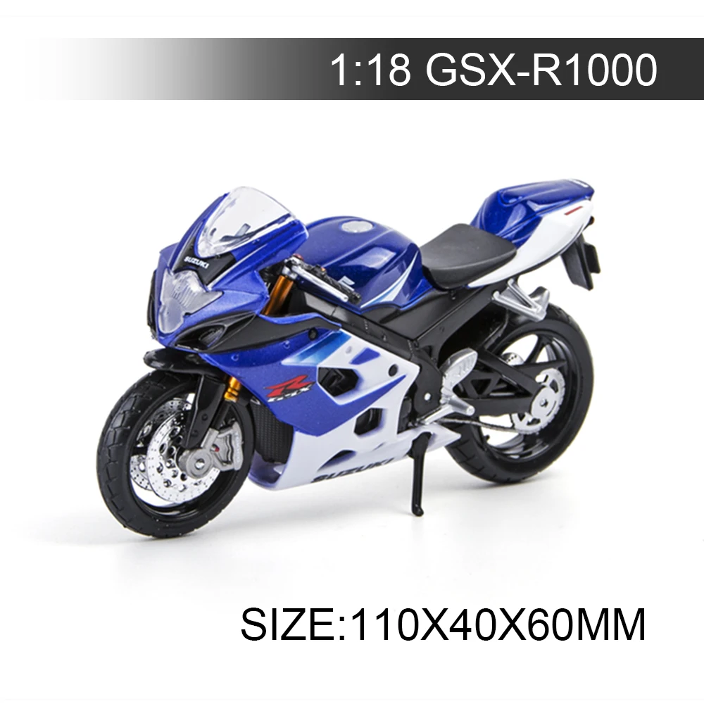 Модели мотоциклов Maisto 1:18 модель велосипеда GSXR1000 мотоцикла из сплава мотор