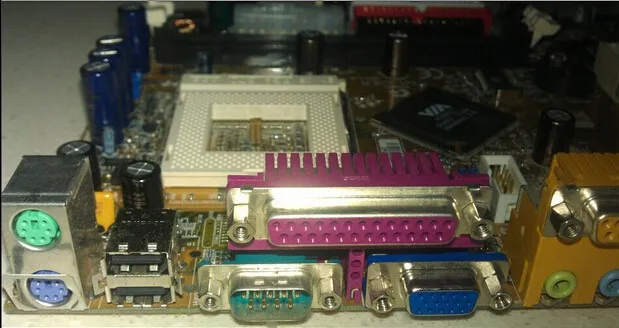 ОК оригинальная материнская плата 8601T GA-6VEML GA-6VEM ISA материнская плата с 3PCI VGA LPT 1 ISA слот процессор промышленная плата