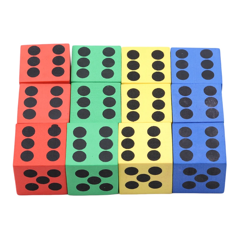 Кубики из пенопласта 3 5 см 12 шт./компл. | Игрушки и хобби