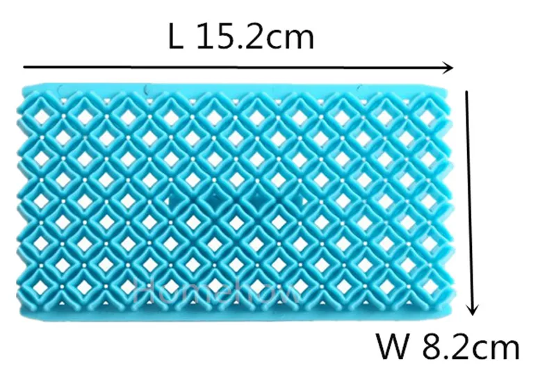 1 шт./лот большой размер Алмазная решетка текстура прессованные инструменты для