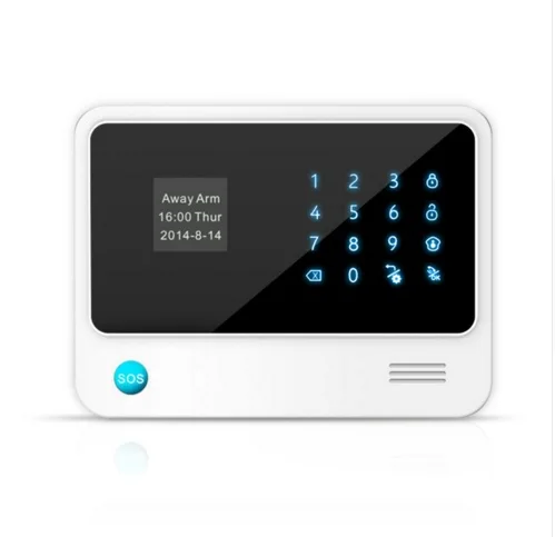 Рекламная цена ЖК-дисплей сенсорная панель 433 МГц беспроводная Wifi сигнализация GSM