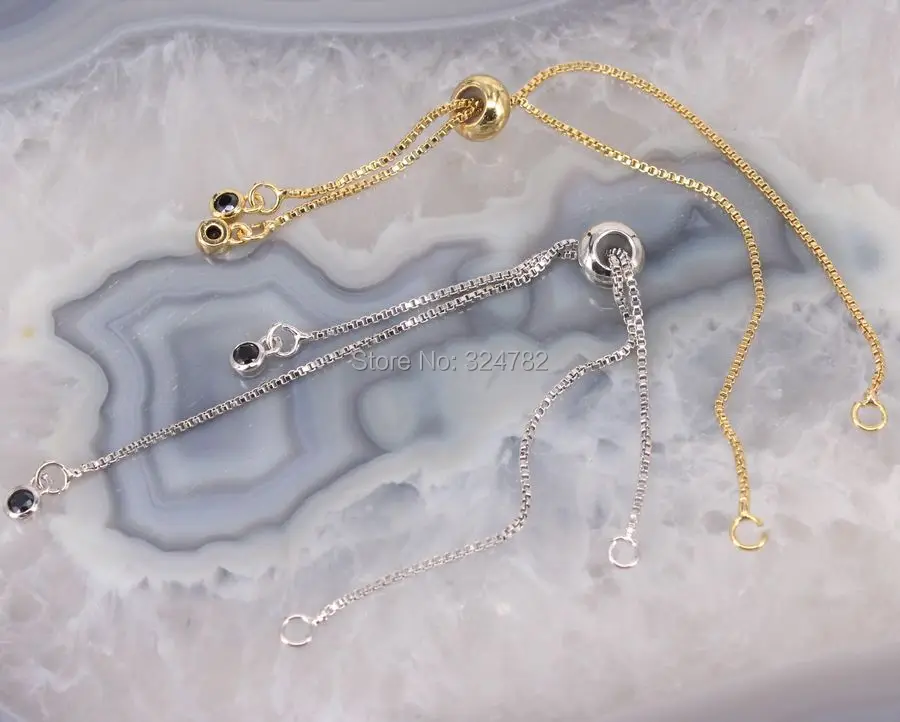 20 шт смешанных цветов Очаровательная цепочка для изготовления браслета макраме