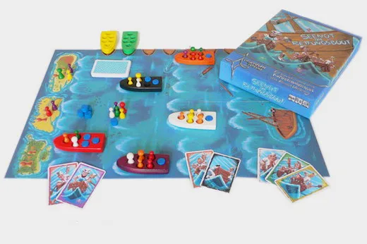 Настольная игра Life Boats Intrigue с инструкцией на английском/китайском