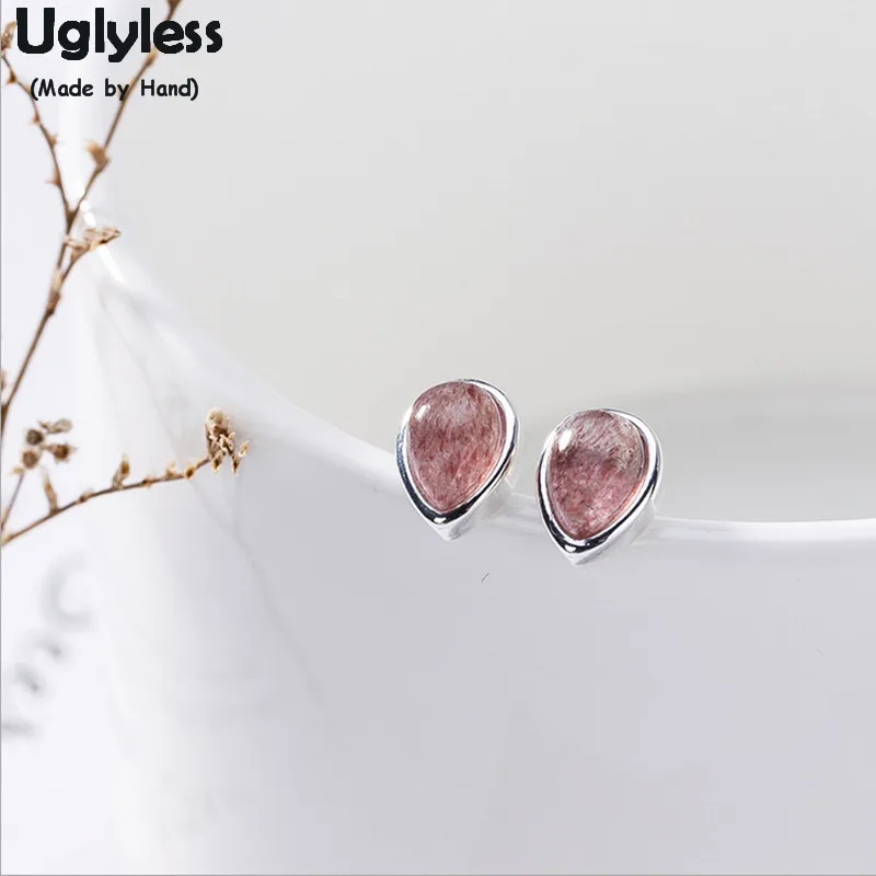 Женские серьги гвоздики с инкрустацией из стерлингового серебра 925 пробы