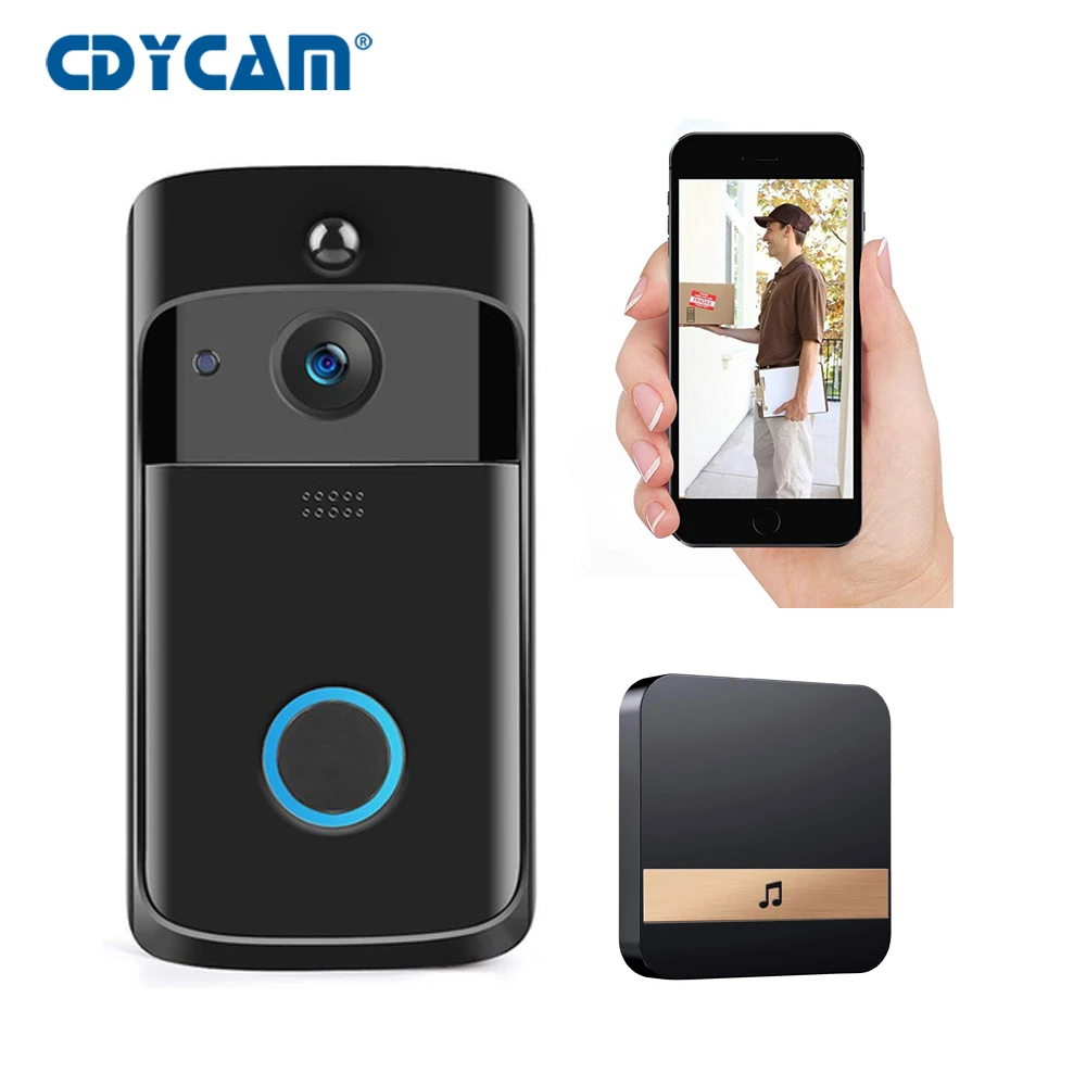 Умный дверной звонок HD 720P с Wi Fi видеозвонок камерой ИК система оповещения о