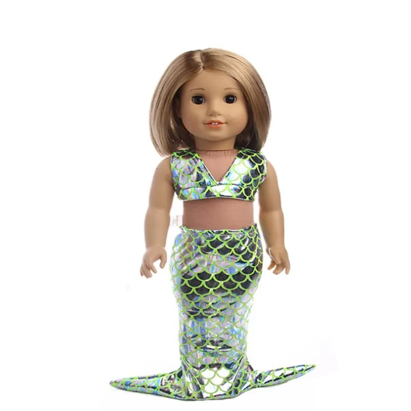 Q-48 Born Baby Doll Одежда подходит 18 дюймов 40-43 см кукла Русалка Одежда Аксессуары для ребенка подарок на день рождения - Цвет: Q-48