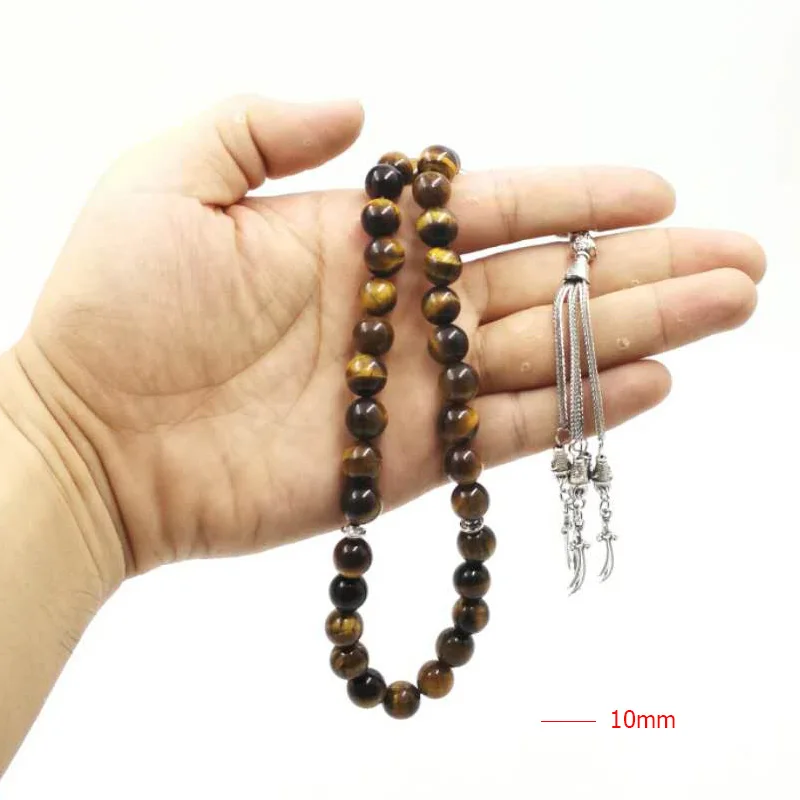 Мужские модные четки Tasbih в стиле 2019 со специальной металлической кисточкой Четки