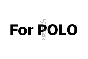 For POLO KK материал Германия Цвет Кузова стикер для фолькваген Гольф Z2CA430 - Название цвета: For POLO