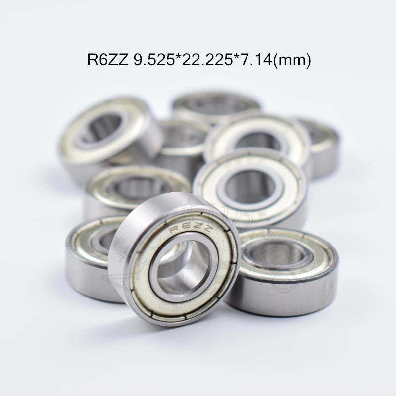 Подшипник 10 шт. R6zz 9 525*22 225*7 14 (мм) хромированная сталь металлическая герметичная