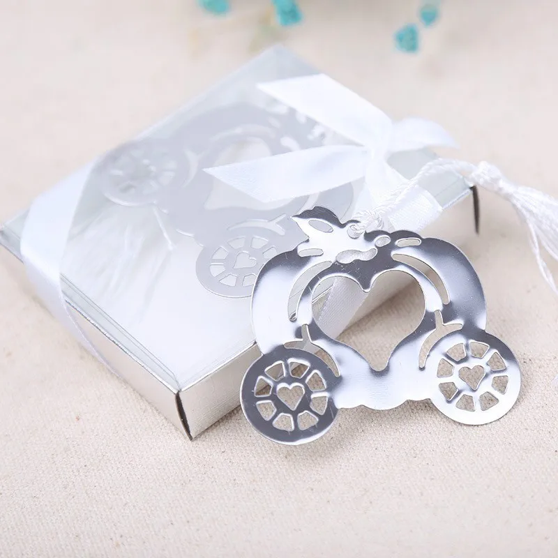 12 шт. Карета для Золушки в форме тыквы закладки свадьбы и Подарки товары сувениры