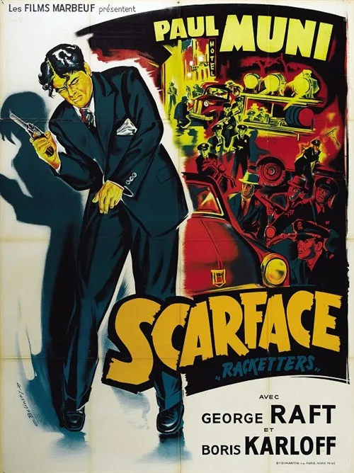 Scarface 1932 SCARFACE Джордж плот Борис Карлофф Ретро декоративный плакат DIY настенный