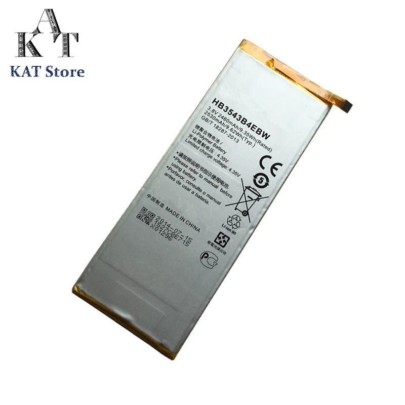 Аккумулятор HB3543B4EBW 2460 мАч для телефона Huawei Ascend P7 L07 L09 L00 L10 L05 L11 сменный аккумулятор
