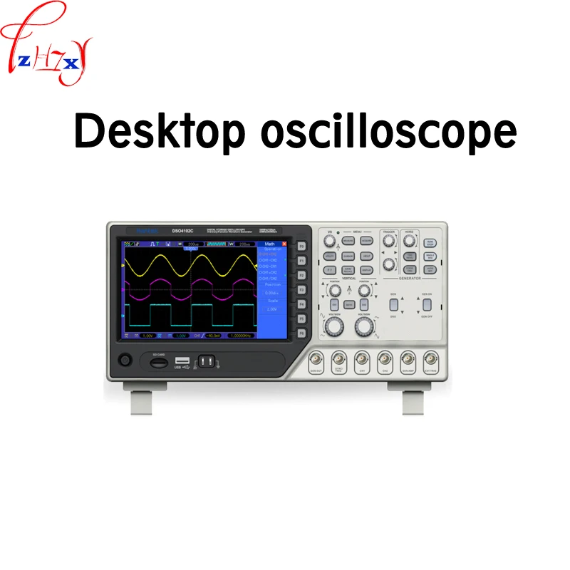 Настольный осциллограф DSO4102C 2 канальный цифровой 100 МГц полоса пропускания