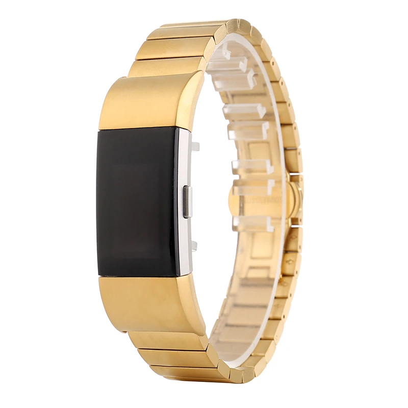 Браслет из нержавеющей стали для Fitbit Charge 2 запасной металлический ремешок в