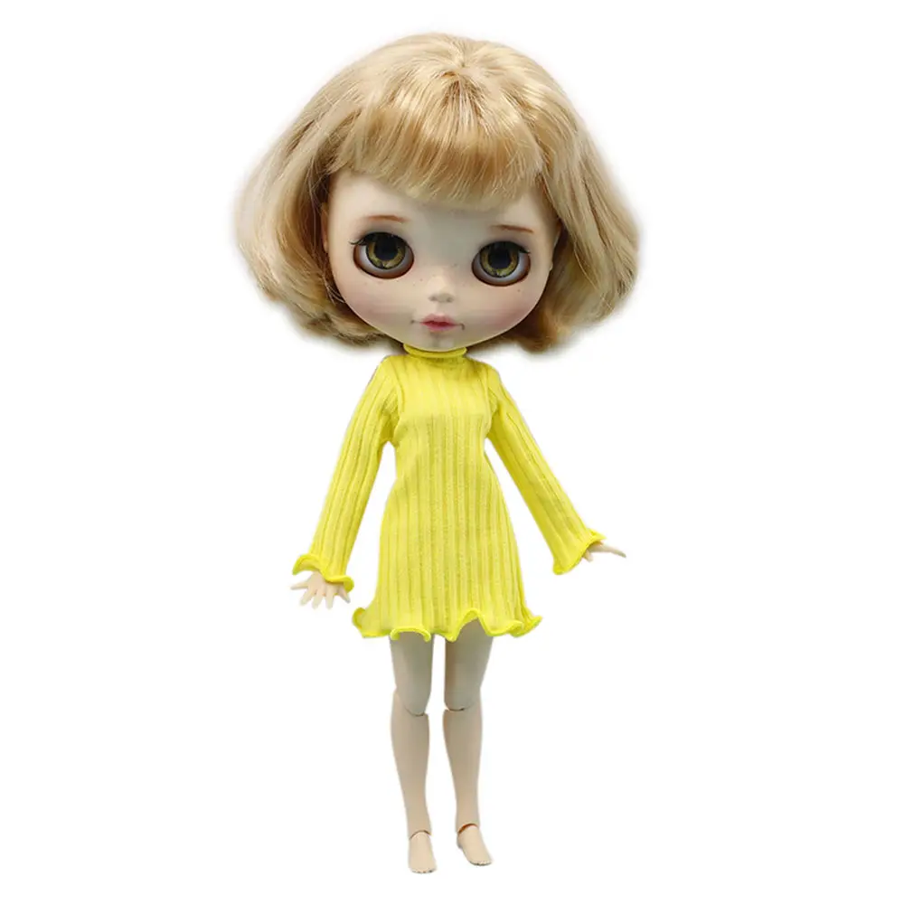 Dream Fairy blyth кукла ледяной яркий костюм зимнее платье 1/6 подходит для куклы 30 см