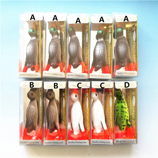 A5B2C2D1 LY22 10PCS Tsurinoya, 10 шт., новинка, Pesca, приманка для ловли щуки, искусственная приманка, 18,5 г, 10 мм, утка, приманка, мягкие приманки, воблеры для рыбалки, лягушка, приманка - Цвет: A5B2C2D1 LY22 10PCS