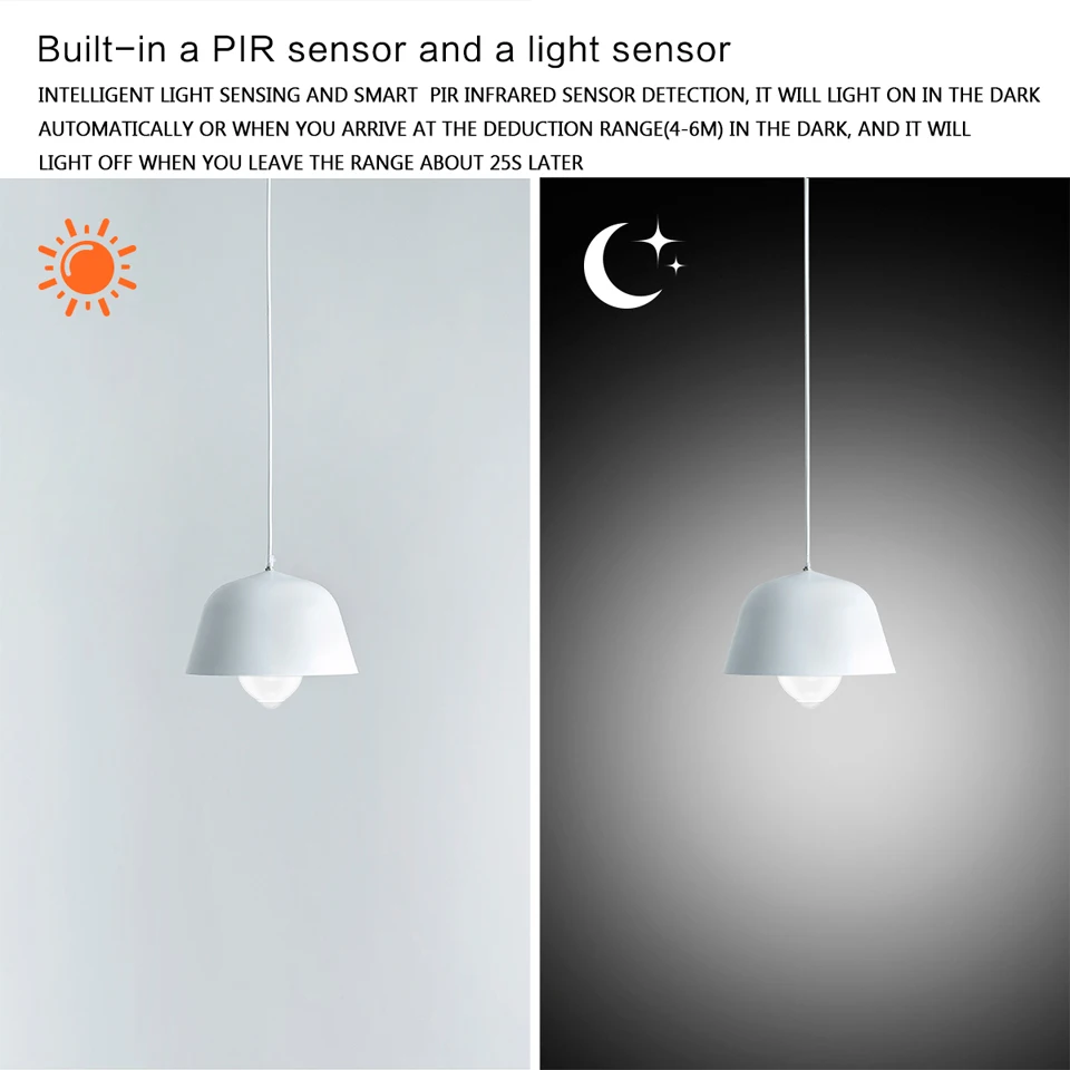 LemonBest LED E27 лампа движения Сенсор 5 Вт 7 9 110 В ПИР Инфракрасный обнаружения 220