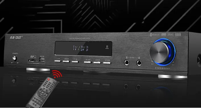 Усилитель звука для домашнего кинотеатра Bluetooth 4 0 караоке 500 Вт 5 1 поддержка USB/SD