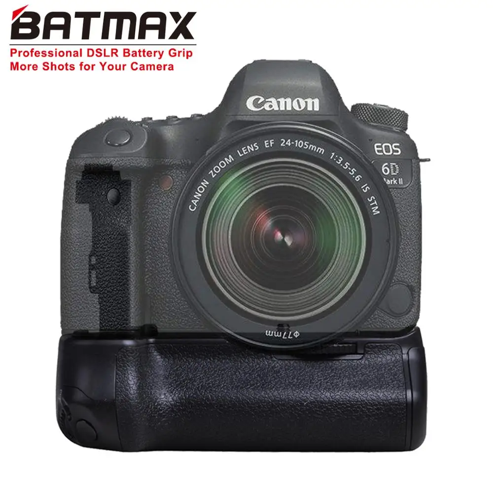 Батарейный держатель Batmax для цифровой зеркальной камеры Canon 6D Mark II 6D2 работает с