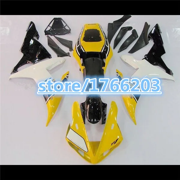Обтекатели для Φ 02 03 YZF R1 1000 2002 2003 желтые белые черные|motorcycle fairings|fairing kitmotorcycle fairing kit
